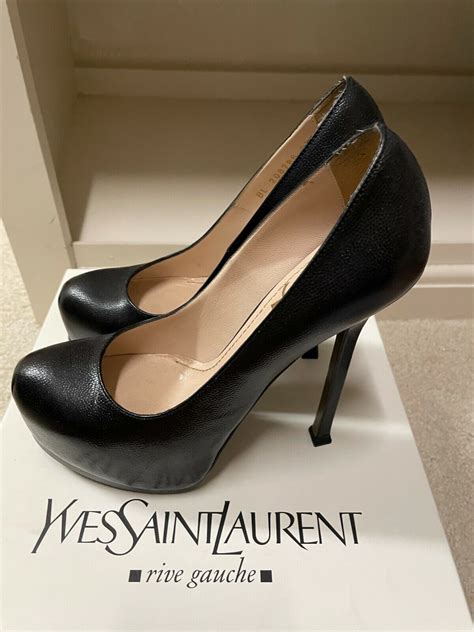 ysl tribtoo pump sale|Yves Saint Laurent Tribtoo 105 Patent Leather Pumps .